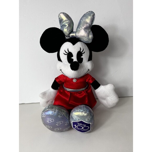 16" Disney Minnie Mouse Doll Plus Red Dress 100 Years Of Wonder - Picture 1 of 6
